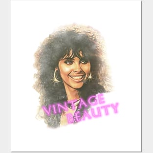 80s Vintage Beauty Girl Posters and Art